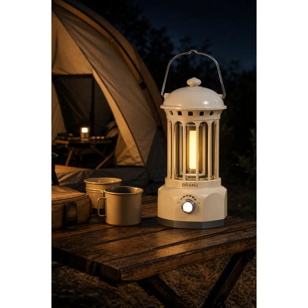 JD-L800B Rechargeable COB Camping Lantern Type-C Stepless