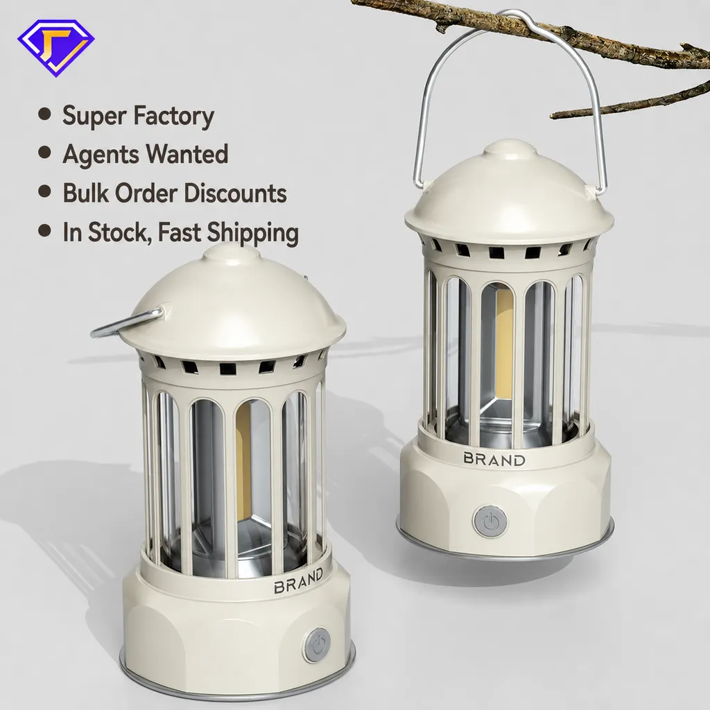 JD-L800B Rechargeable COB Camping Lantern Type-C