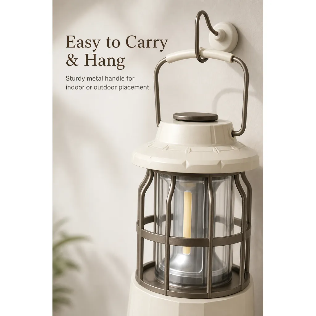 JD-L800S Rechargeable COB Camping Lantern Portable Hanging Tent Light