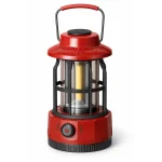 JD-L801 COB LED Camping Lantern Rechargeable Vintage Outdoor Warm Light