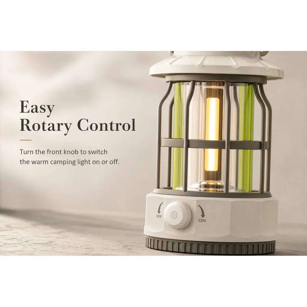 JD-L801B Rechargeable COB LED Camping Lantern