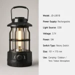 JD-L801B Rechargeable COB LED Camping Lantern