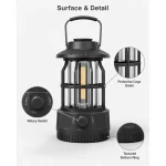JD-L801B Rechargeable COB LED Camping Lantern