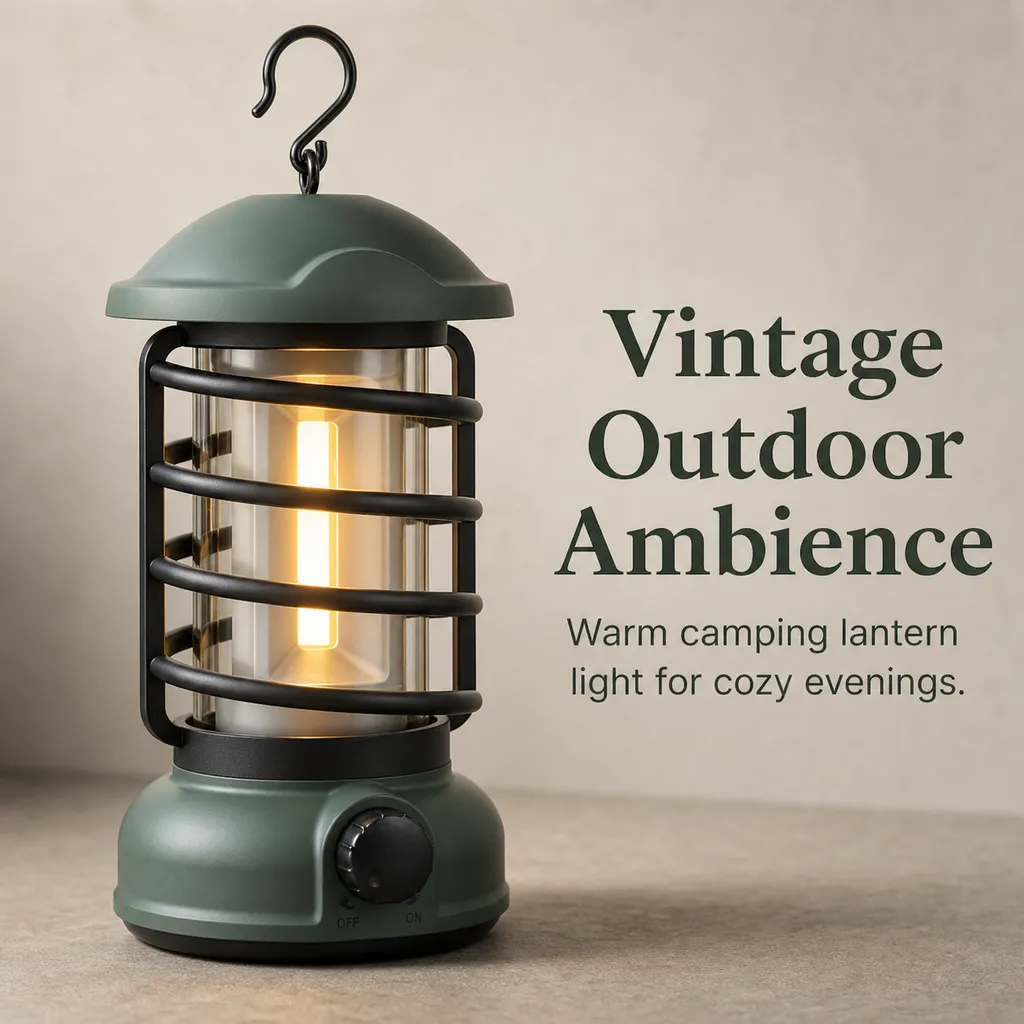 JD-L803B Rechargeable COB LED Camping Lantern