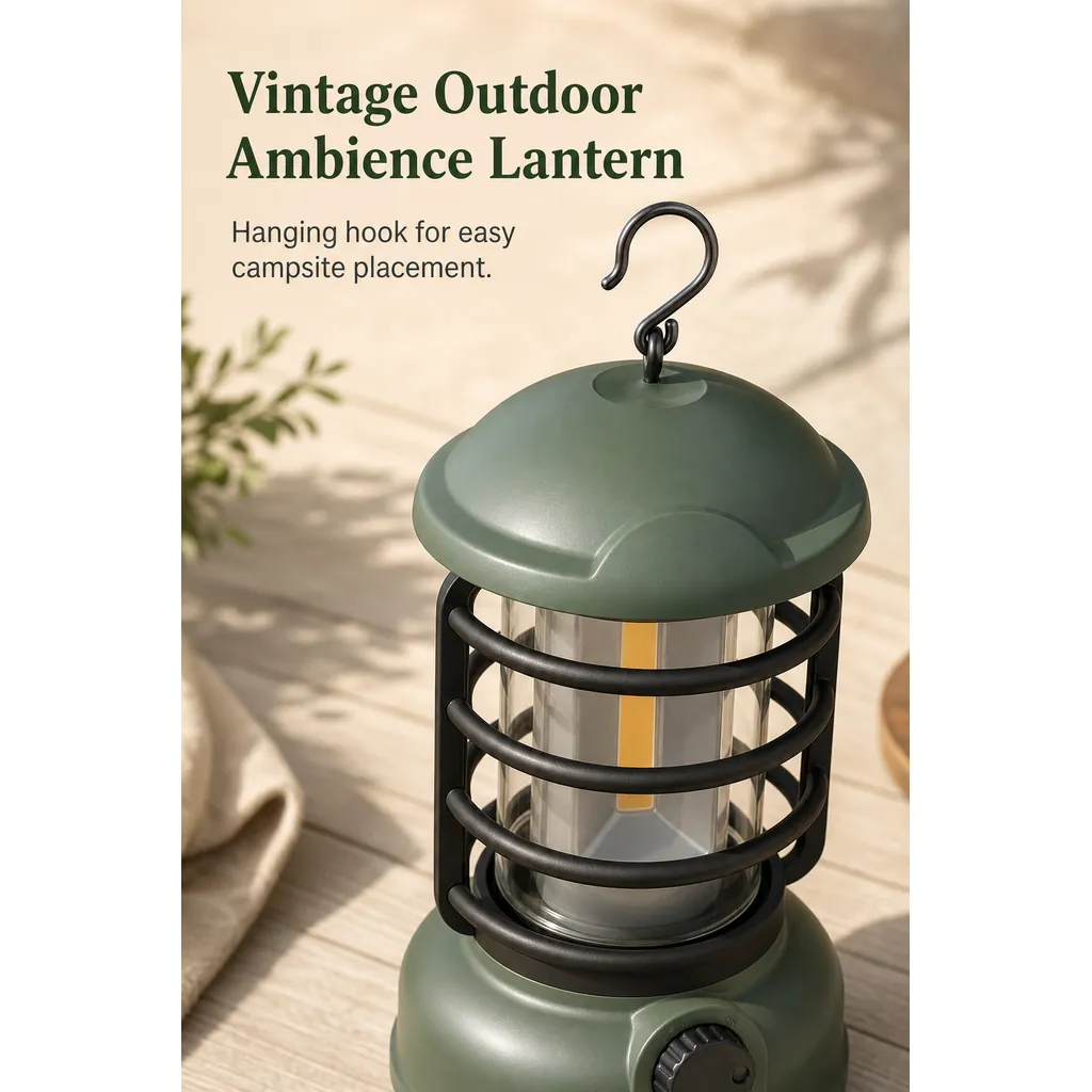 JD-L803B Rechargeable COB LED Camping Lantern