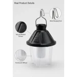 JD-L804 Rechargeable LED Camping Lantern Type-C Hanging Tent Light