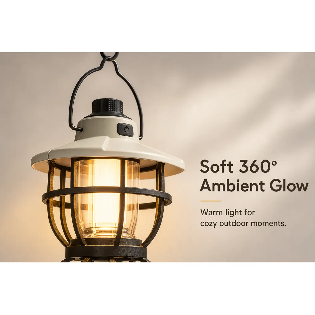 JD-L805 Creative Camping Lantern Hanging Decorative Gift Lamp