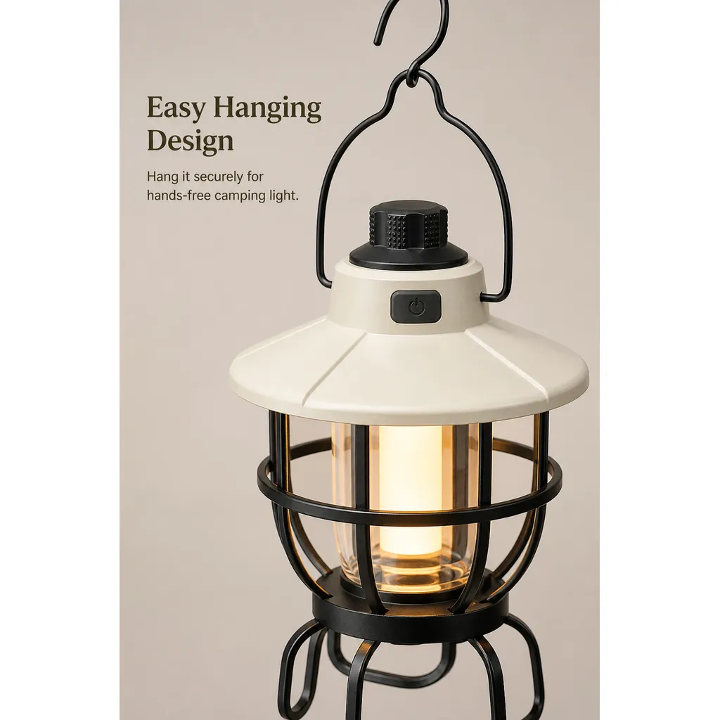 JD-L805 Creative Camping Lantern Hanging Decorative Gift Lamp
