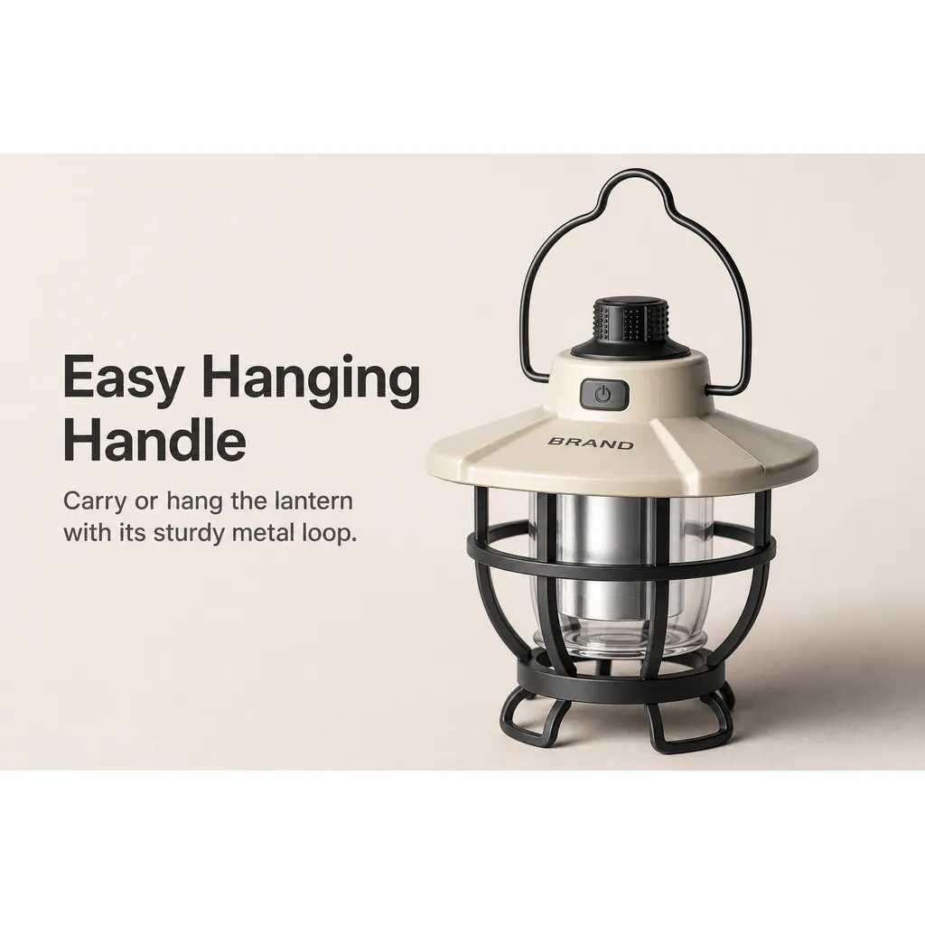 JD-L805 Rechargeable LED Camping Lantern Type-C IPX4