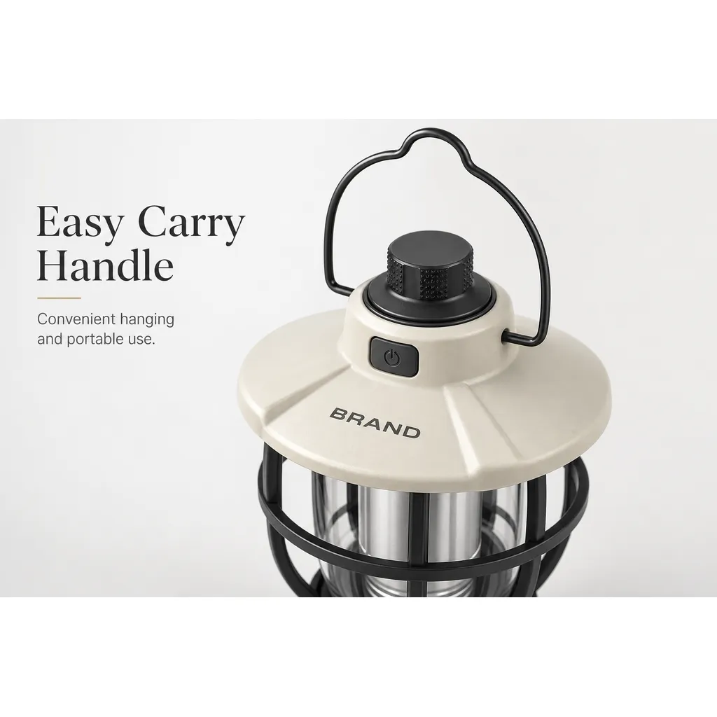 JD-L805 Rechargeable LED Camping Lantern Type-C IPX4