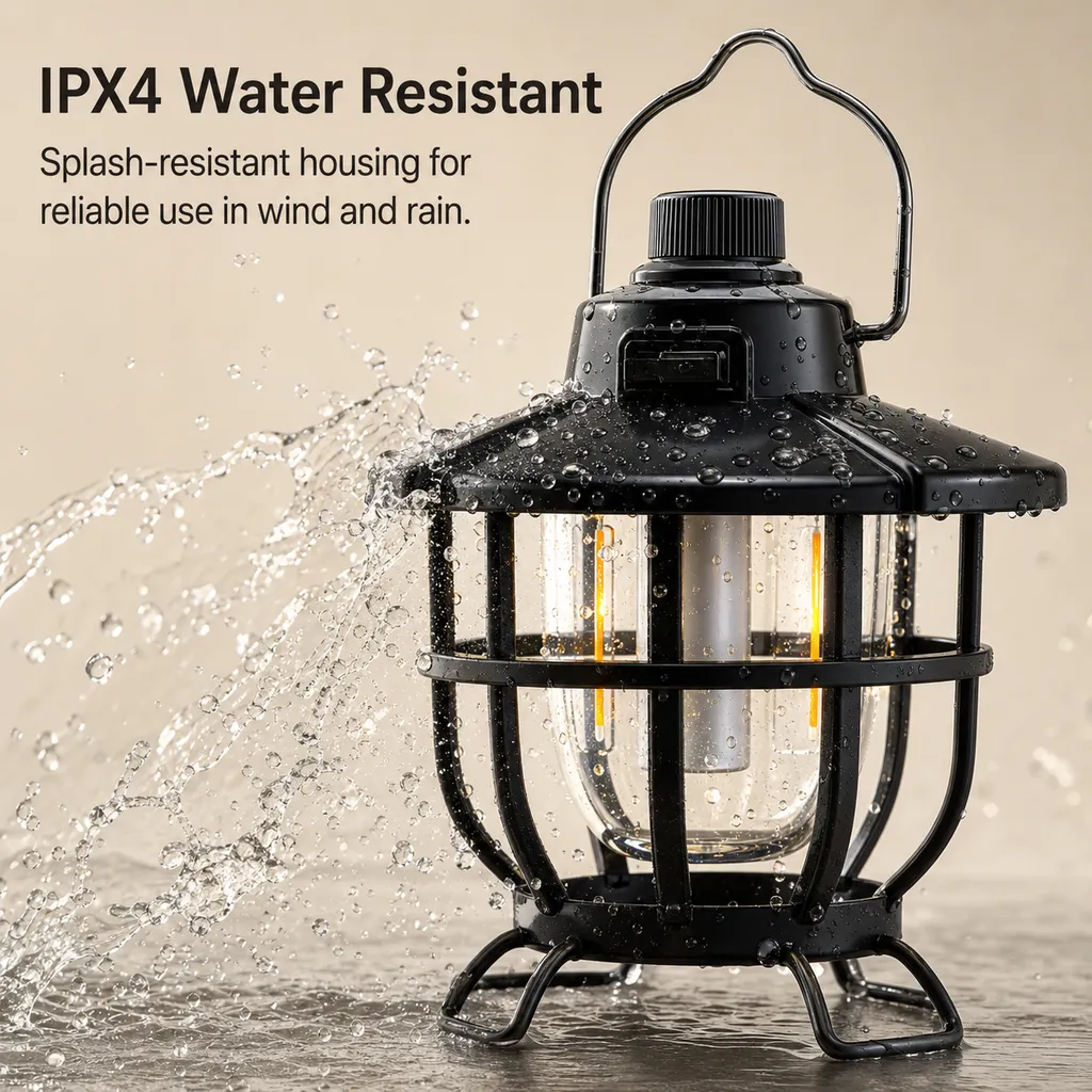JD-L805 Rechargeable LED Camping Lantern Type-C