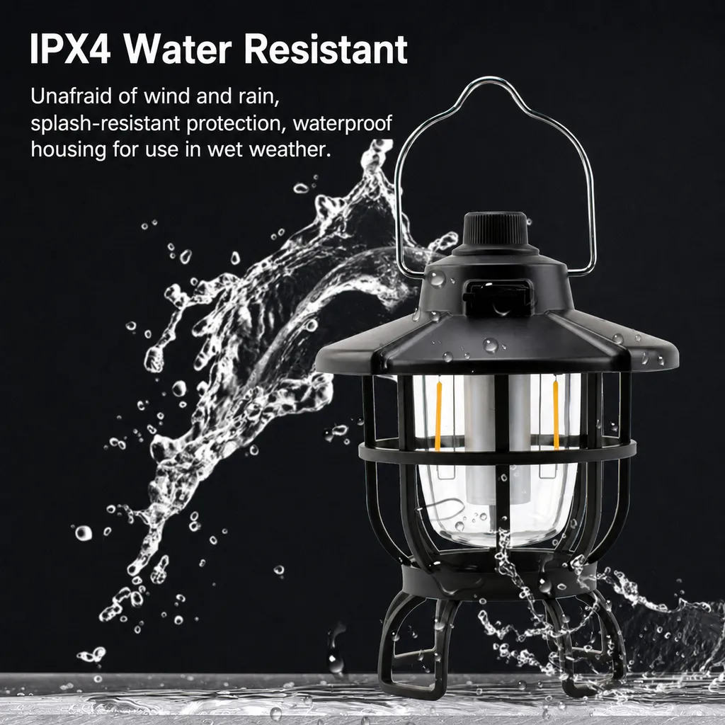 JD-L805 Rechargeable LED Camping Lantern Type-C