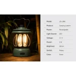 JD-L806 Rechargeable LED Camping Lantern Dual Light
