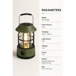 JD-L901BR Solar Rechargeable LED Camping Lantern