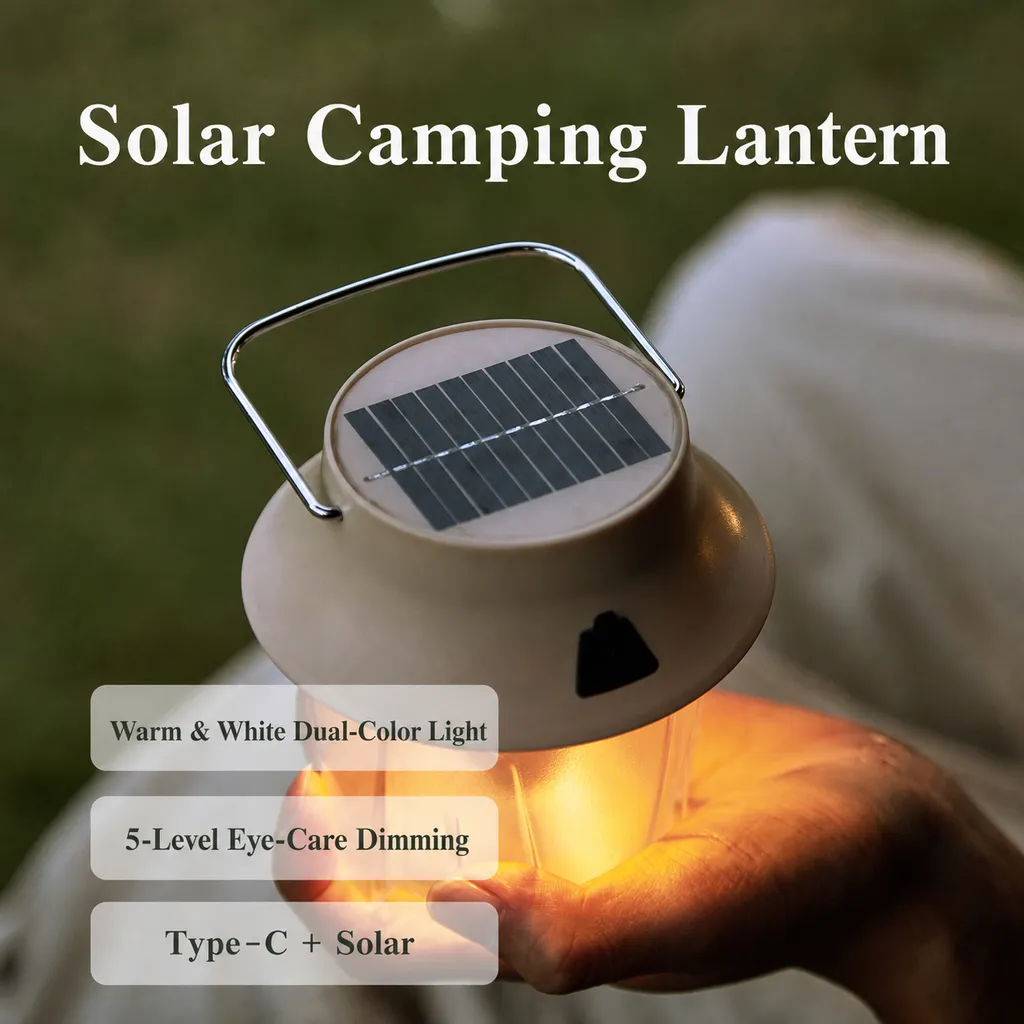 JD-L904BR Solar LED Camping Lantern