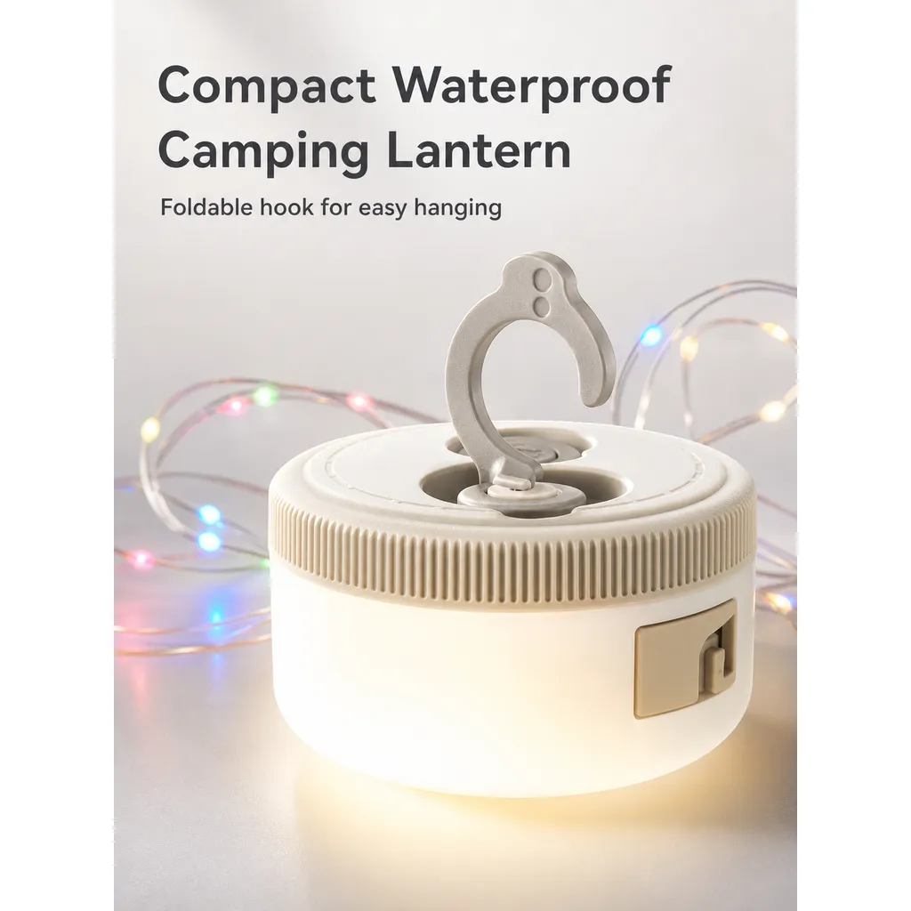 JD-L907 Rechargeable LED Camping Lantern Waterproof Hanging String Light