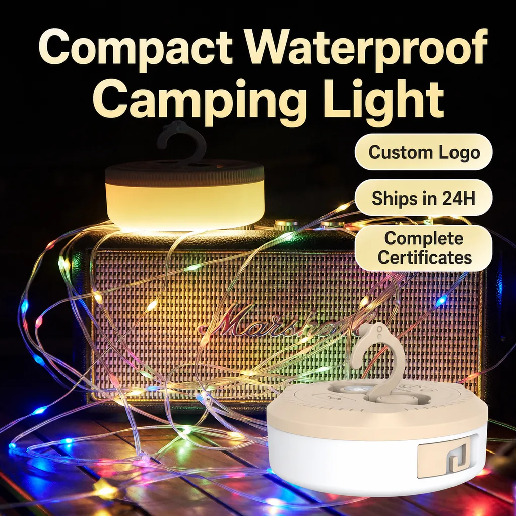 JD-L908 Rechargeable LED Camping Lantern 10 m String Light
