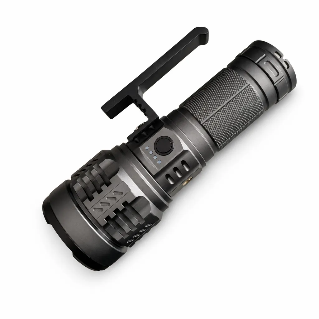 K1000 80 W Laser Flashlight 4500 lm Zoom Aluminum Alloy Torch K1000 80 W Laser Flashlight 4500 lm Zoom Aluminum Alloy Torch
