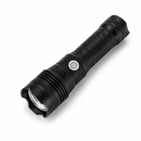 K208 P50 Aluminum Alloy Rechargeable Zoom LED Flashlight