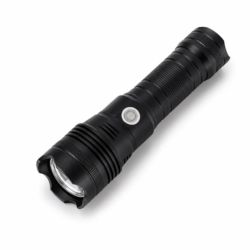 K208 P50 Aluminum Alloy Rechargeable Zoom LED Flashlight K208 P50 Aluminum Alloy Rechargeable Zoom LED Flashlight