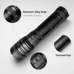 K400 60 W Laser Rechargeable Zoom Flashlight