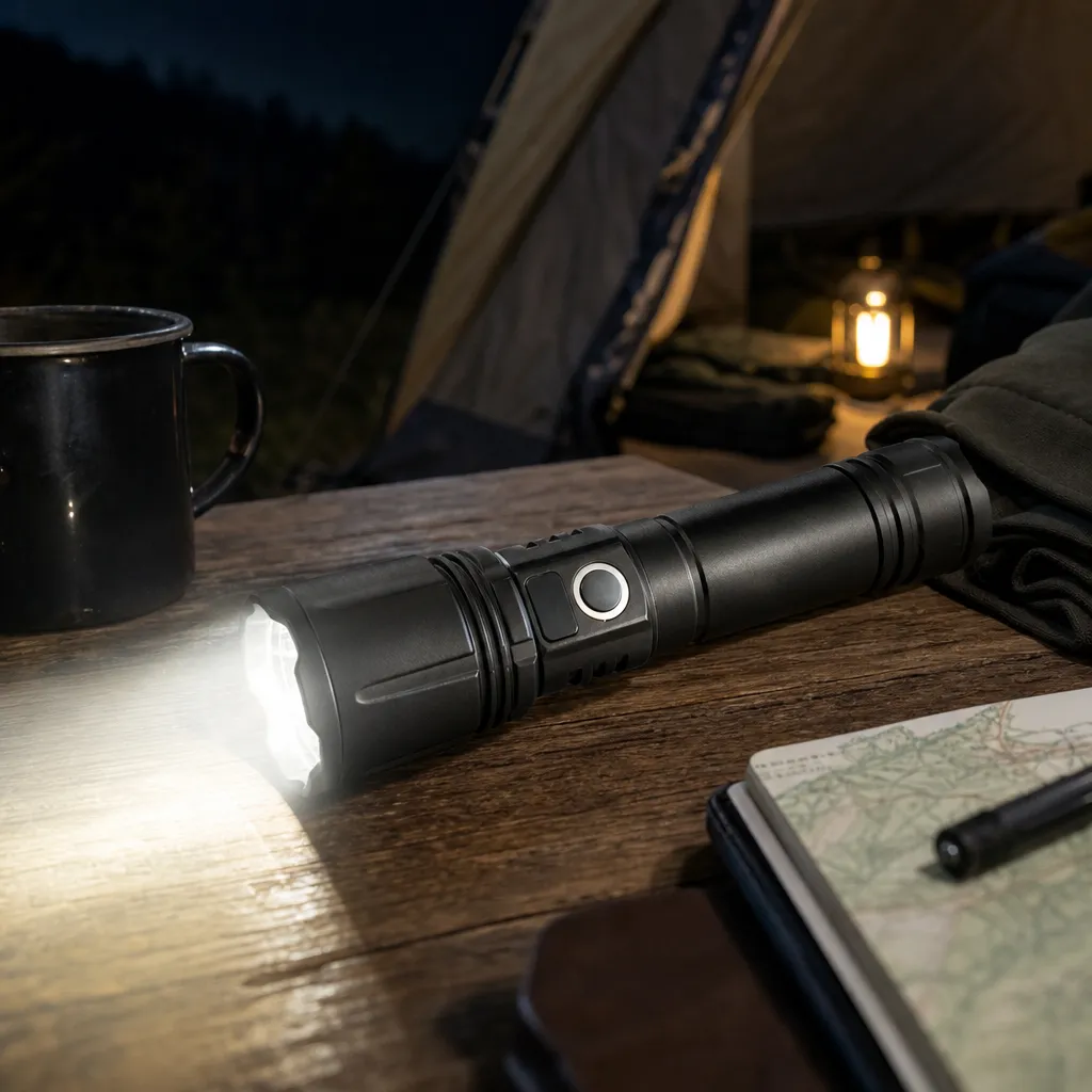 K50 10 W Laser Rechargeable Zoom Flashlight