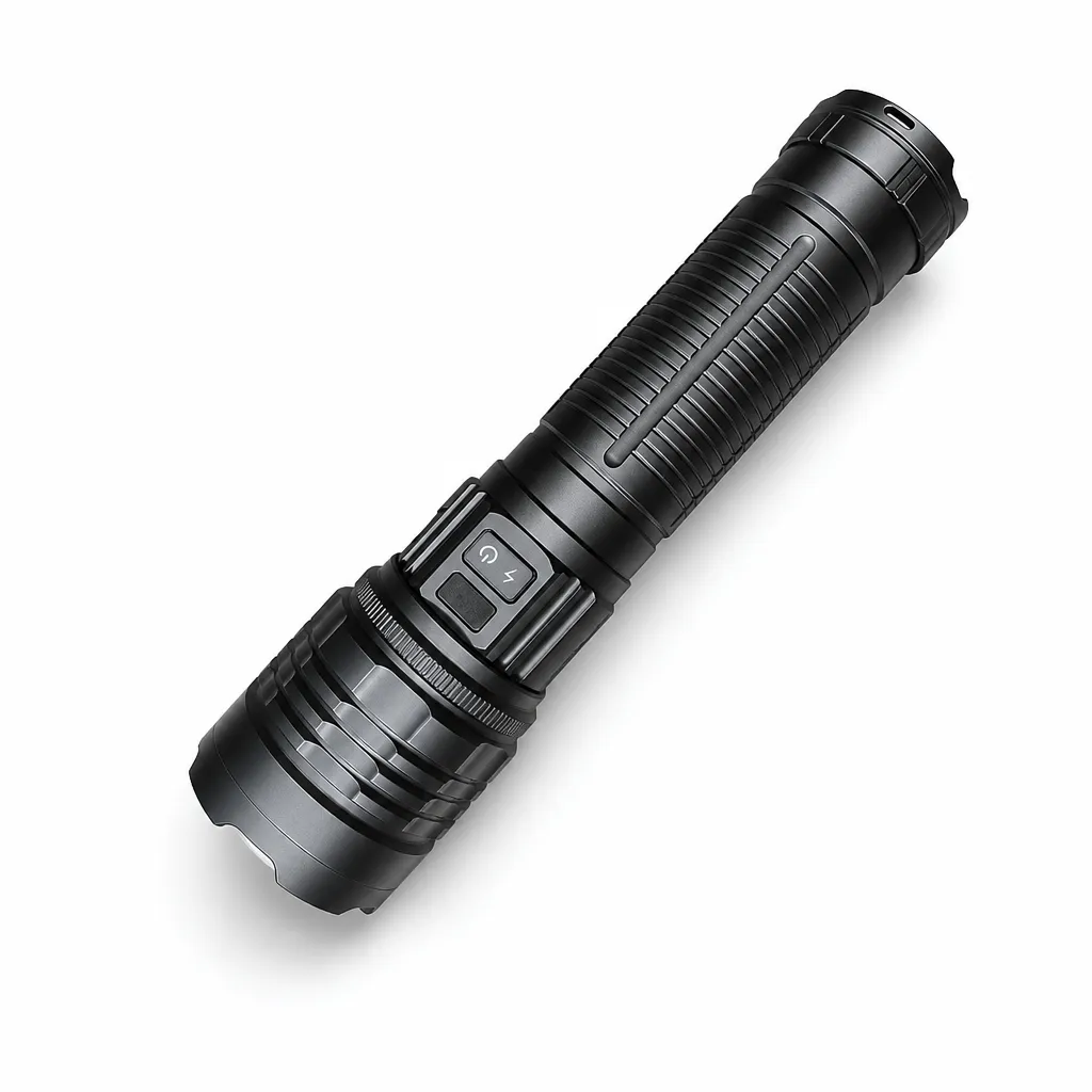 K500 60 W Laser Rechargeable Aluminum Alloy Zoom Flashlight K500 60 W Laser Rechargeable Aluminum Alloy Zoom Flashlight