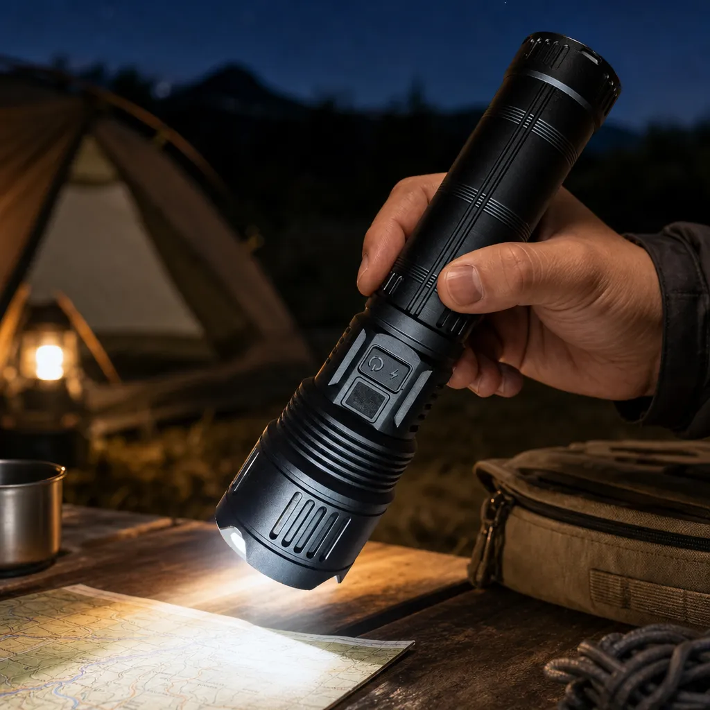 K700 60 W Laser Rechargeable Zoom Flashlight