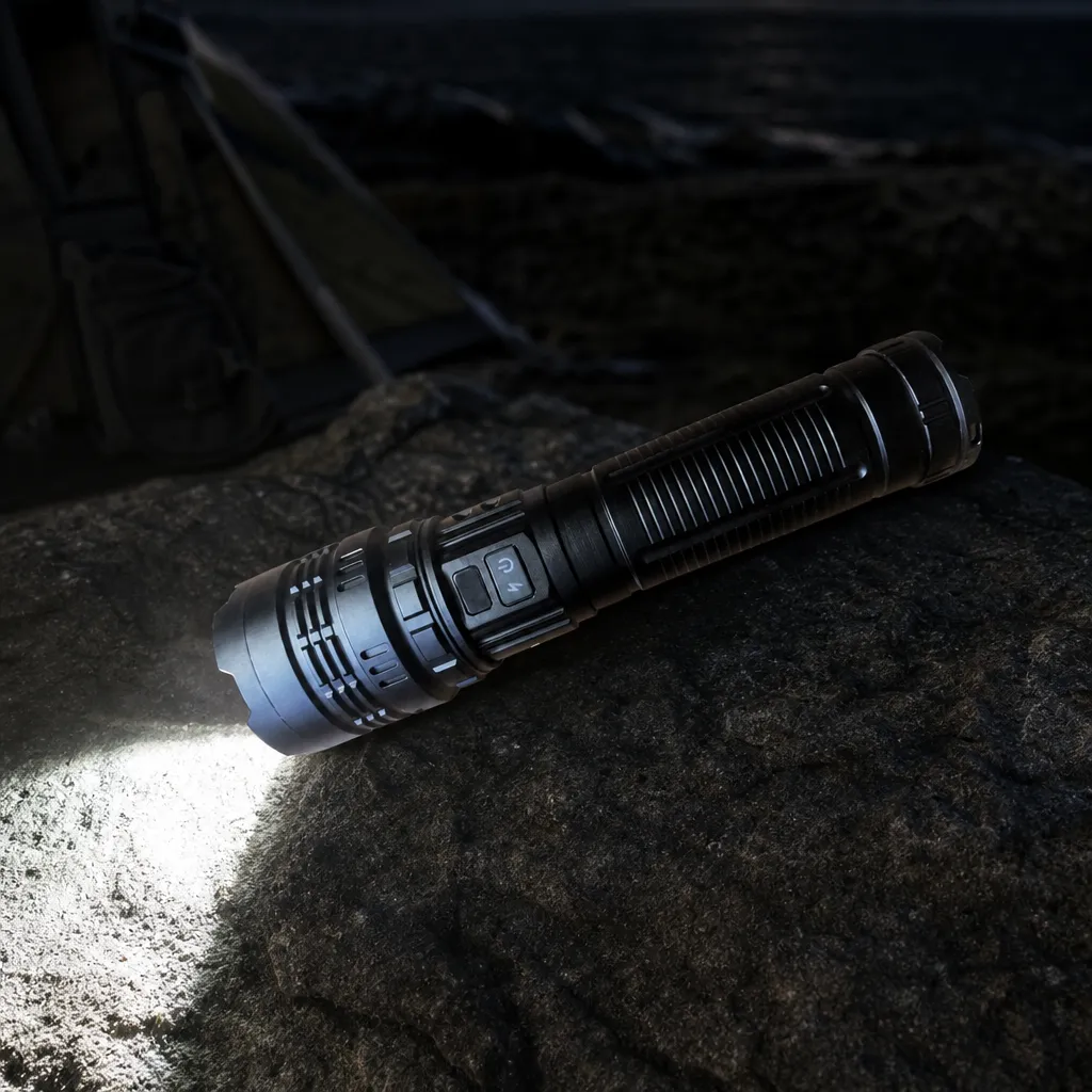 K800 60 W Laser Rechargeable Zoom Flashlight