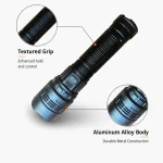 K800 60 W Laser Rechargeable Zoom Flashlight