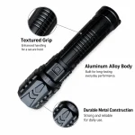 K98 30 W Laser Rechargeable Zoom Flashlight