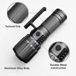 KF980 80 W Laser Flashlight 4500 lm Telescopic Zoom Aluminum Alloy Torch