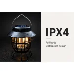 L-905 Solar Type-C Rechargeable LED Camping Lantern