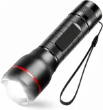 Lepro LED Torch Super Bright 5 Modes Zoomable Aluminium Body