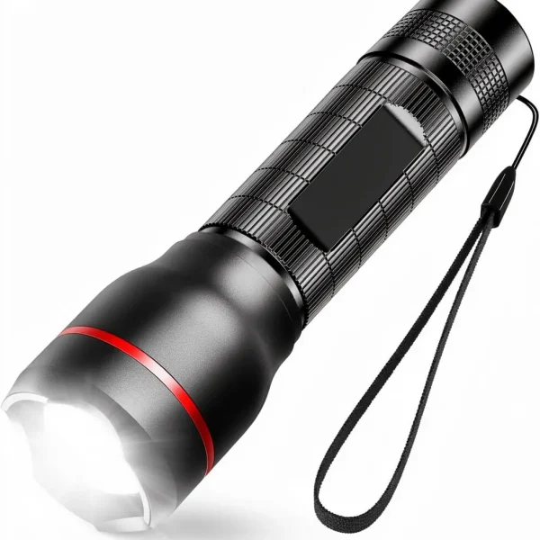 Lepro LED Torch Super Bright 5 Modes Zoomable Aluminium Body