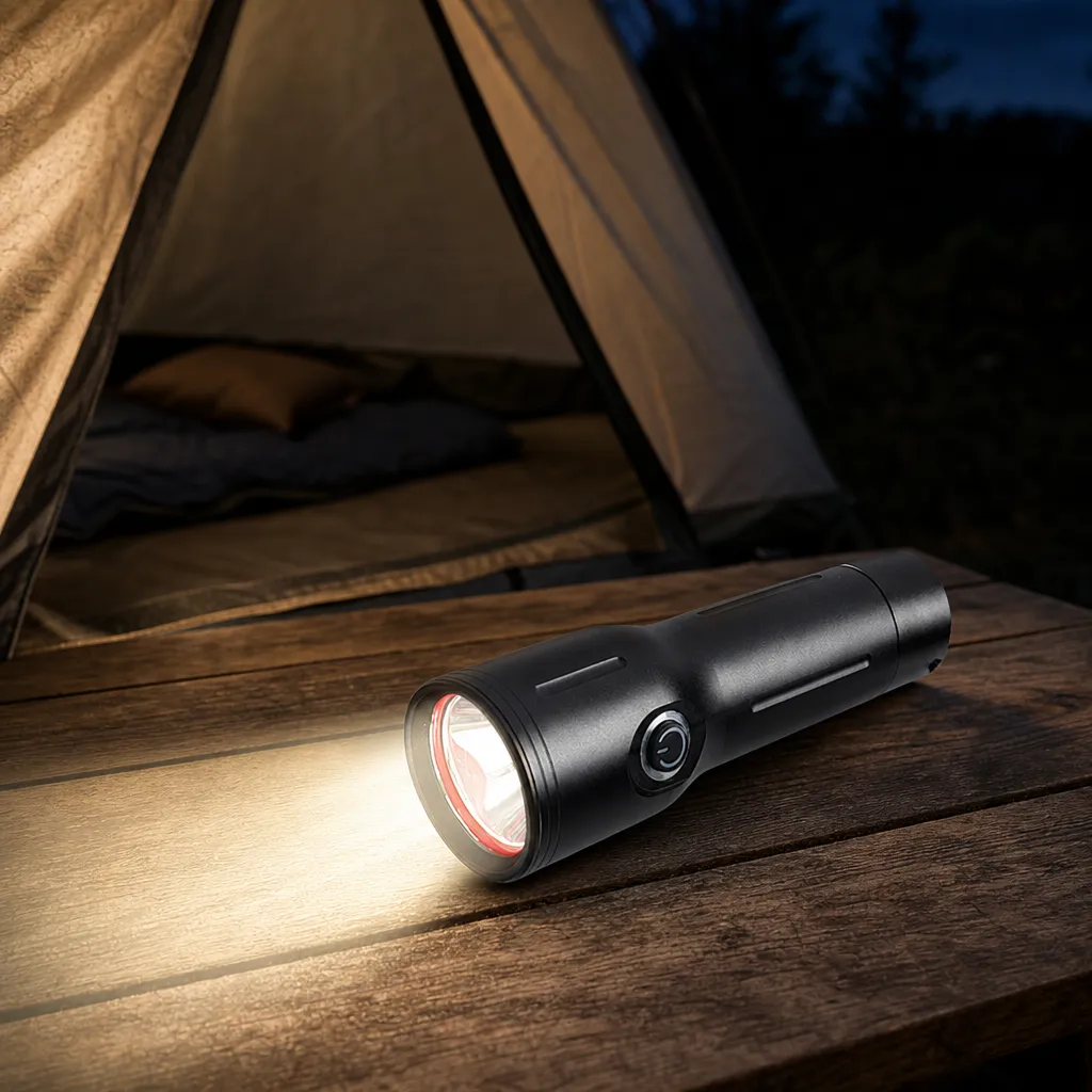M163 1000 lm Aluminum Alloy Rechargeable Flashlight