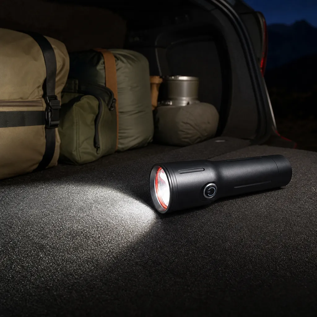 M163 1000 lm Aluminum Alloy Rechargeable Flashlight