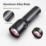 M163 1000 lm Aluminum Alloy Rechargeable Flashlight