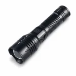 M168 10 W Laser Rechargeable Zoom Flashlight 1200 lm Aluminum Alloy Torch