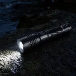 M168 10 W Laser Rechargeable Zoom Flashlight 1200 lm Aluminum Alloy Torch