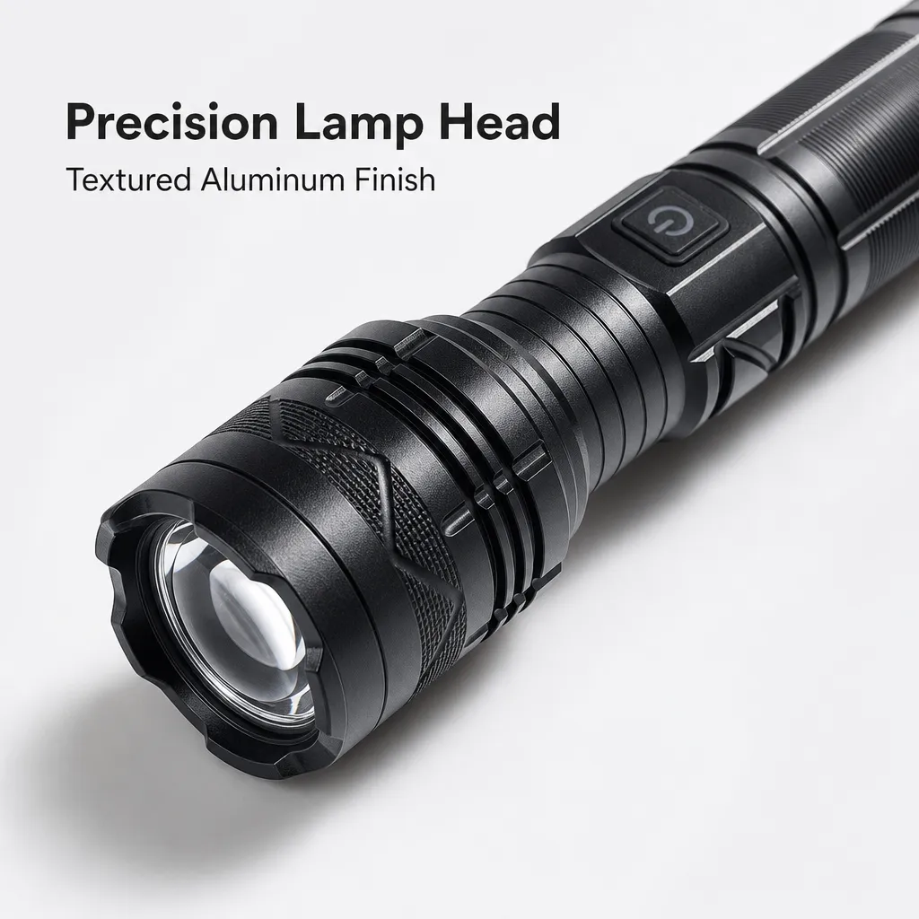 M169 10 W Laser Rechargeable Zoom Flashlight