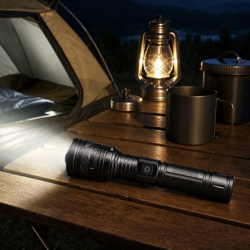 M169 10 W Laser Rechargeable Zoom Flashlight
