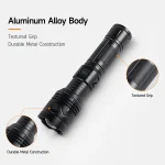 M169 10 W Laser Rechargeable Zoom Flashlight
