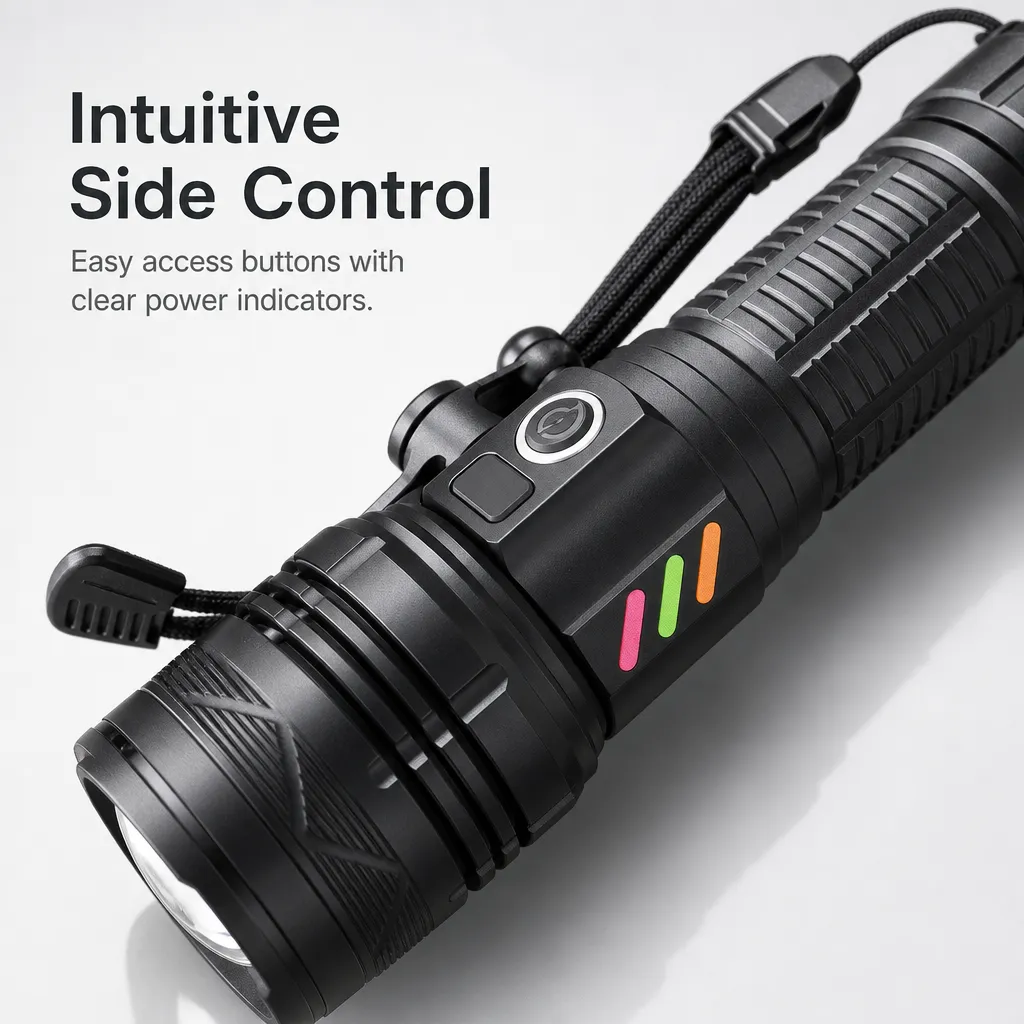 M169Y 10 W Laser Zoom Flashlight