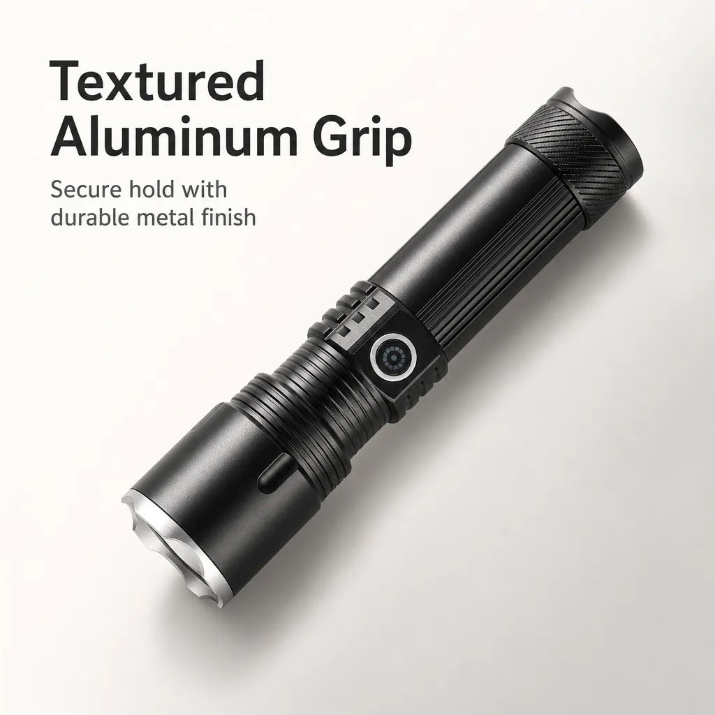 M170 P50 Rechargeable Zoom Flashlight