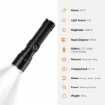 M170 P50 Rechargeable Zoom Flashlight