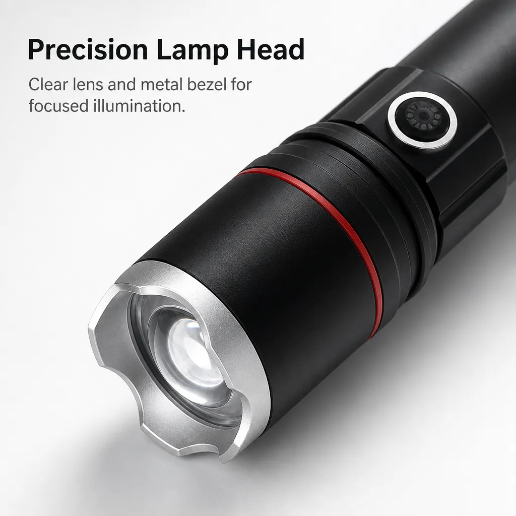 P50 Zoom Flashlight M171, 1000 lm Aluminum Alloy Torch