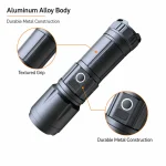 M180 Max 30 W Laser Aluminum Alloy Zoom Flashlight