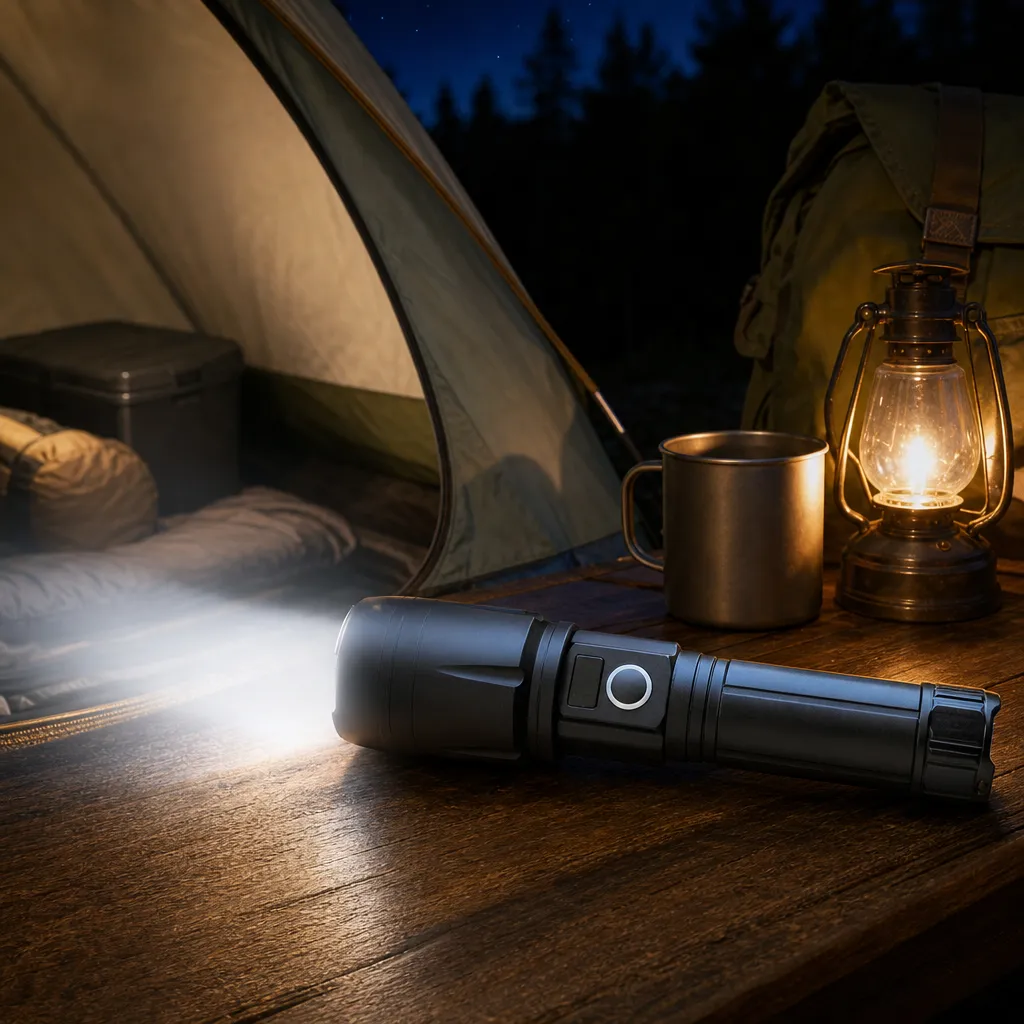 M180 Plus 10 W Laser Rechargeable Zoom Flashlight
