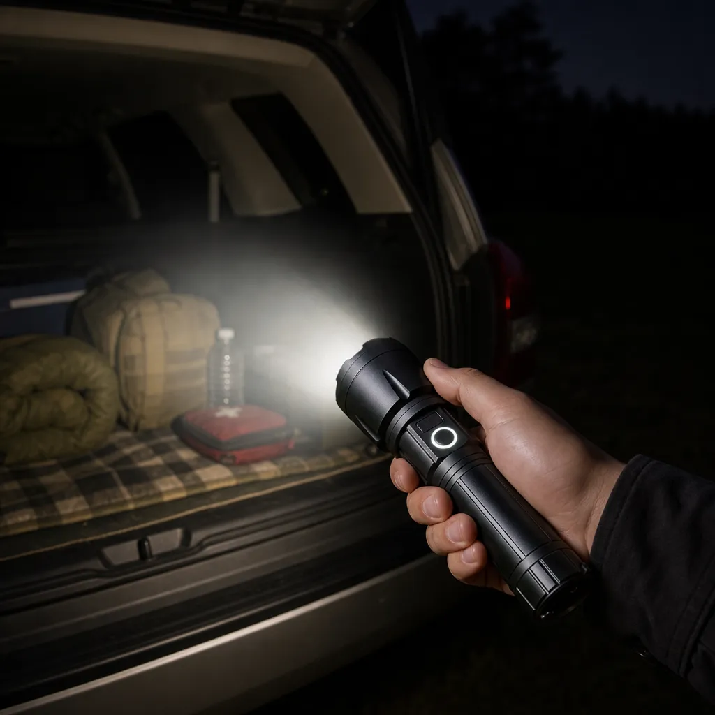 M180 Plus 10 W Laser Rechargeable Zoom Flashlight